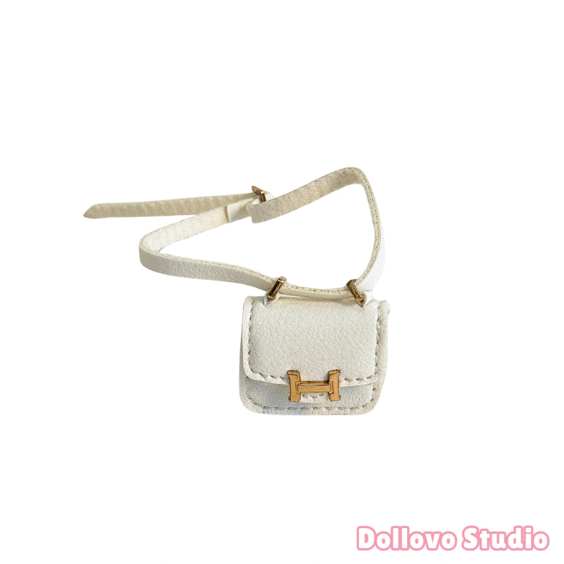 Handmade Micro H Flap Crossbody for Doll
