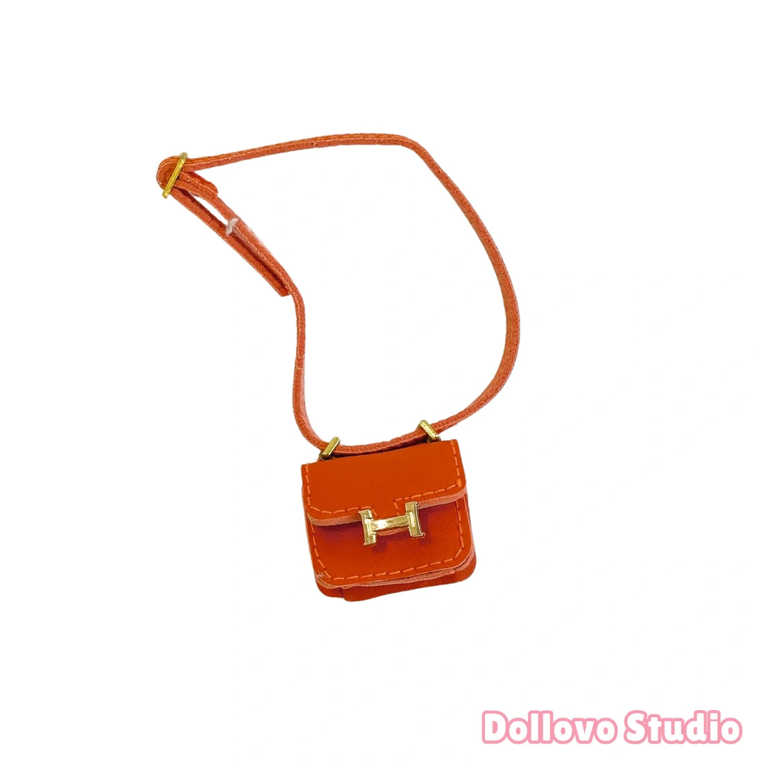 Handmade Micro H Flap Crossbody for Doll
