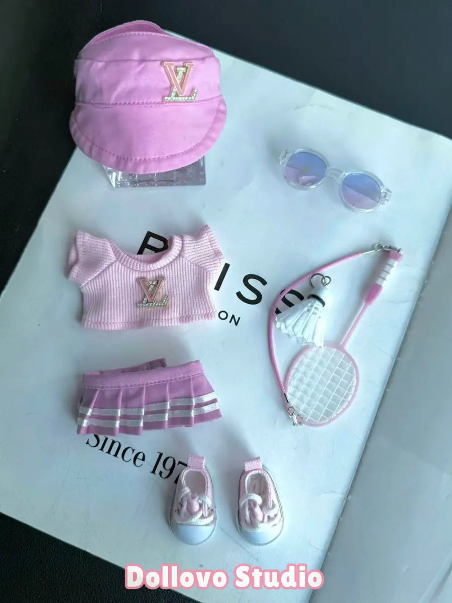 LV Badminton Sport Girl Outfit