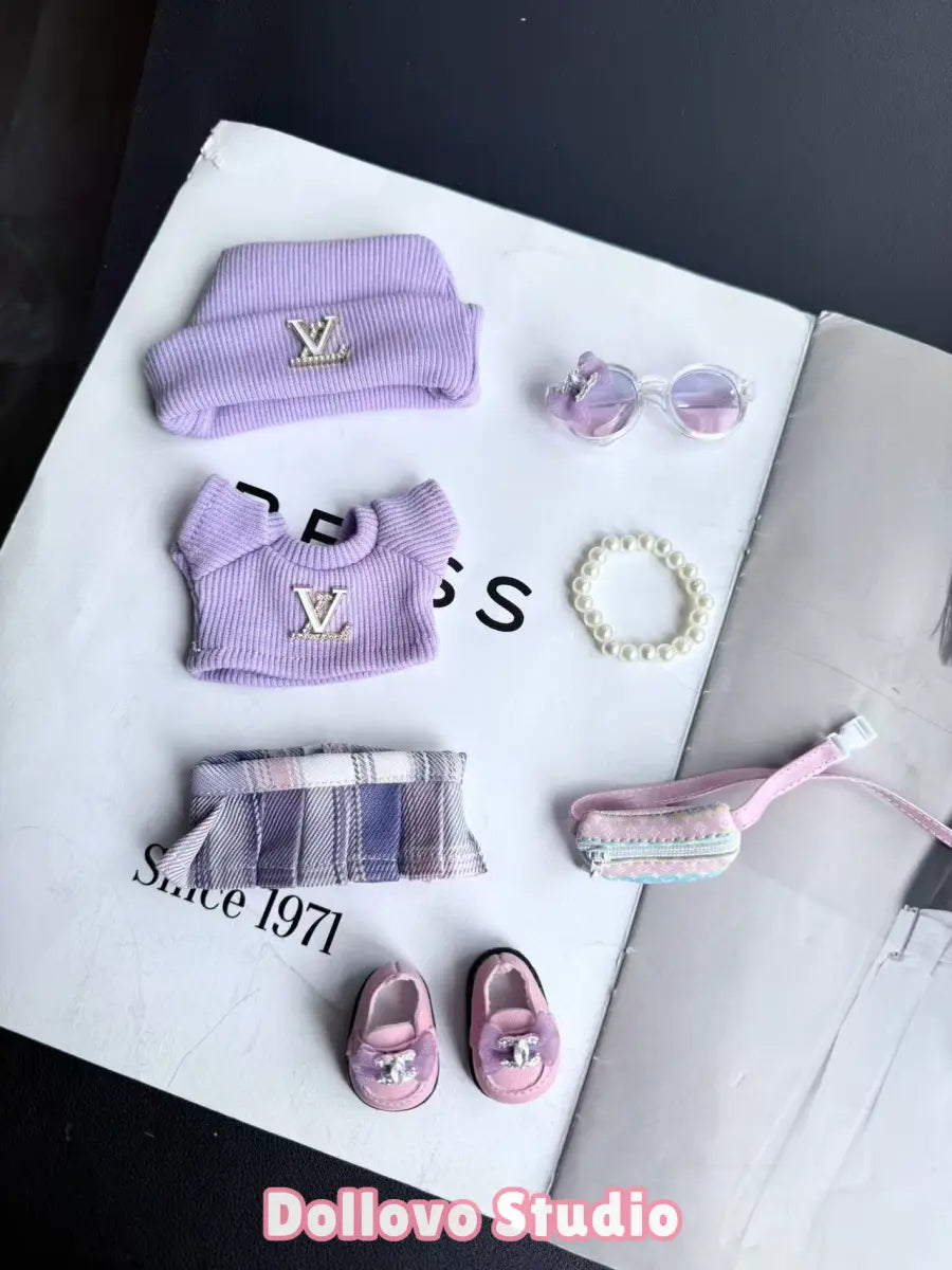 LV Winter Street Girl Outfit