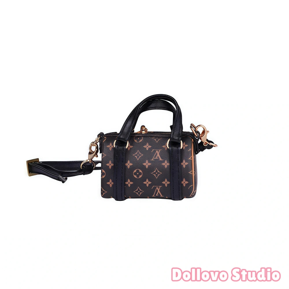 Handmade Mini Travel Bag for Doll - L.V. Inspired