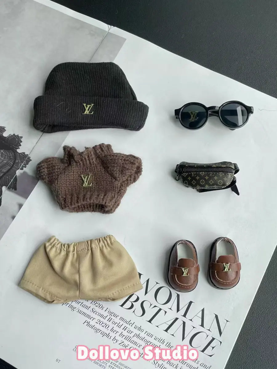 LV Knit Sweater Winter Outfit