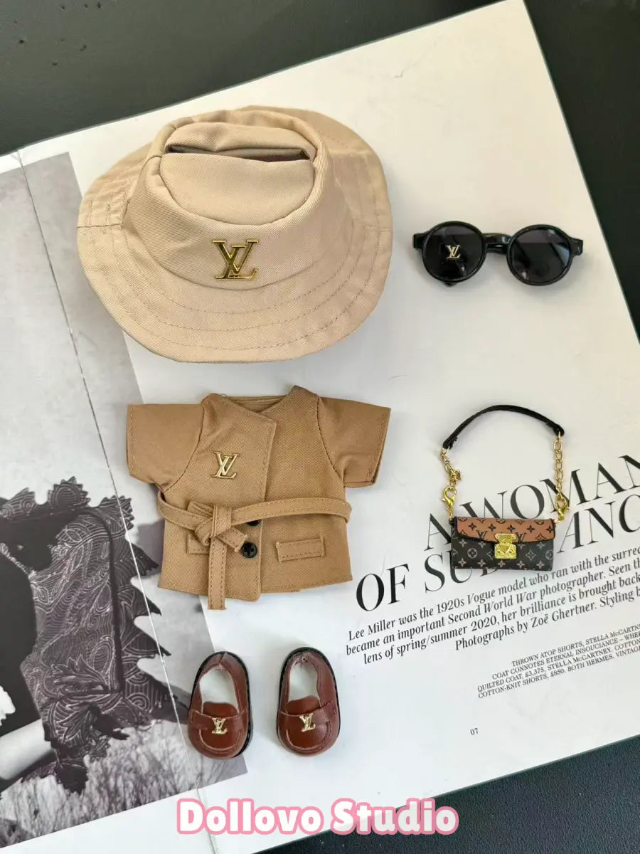 LV Vintage Trench Coat in British Style
