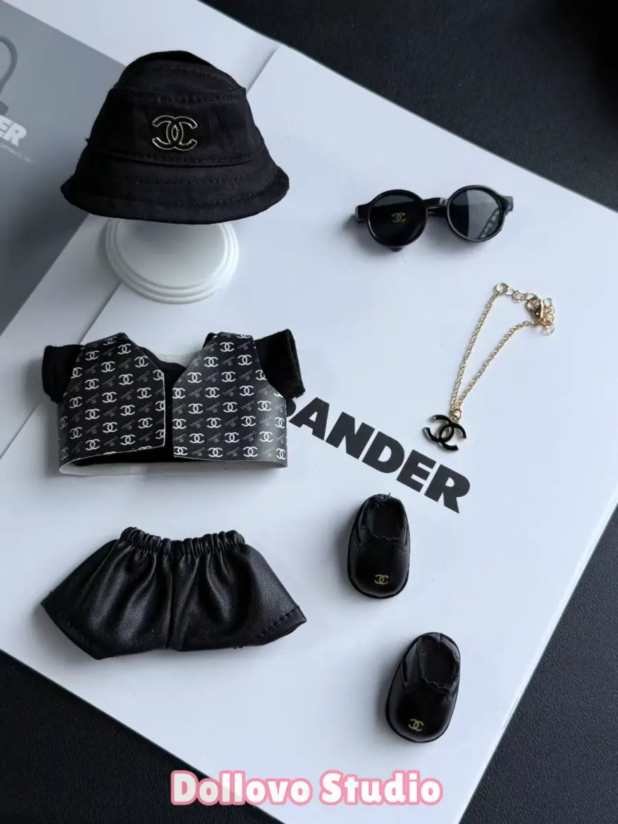 Chanel All-Black Leather Street Style Outfit