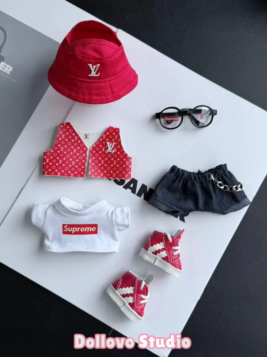 LV Street Style Red Jacket Outfit