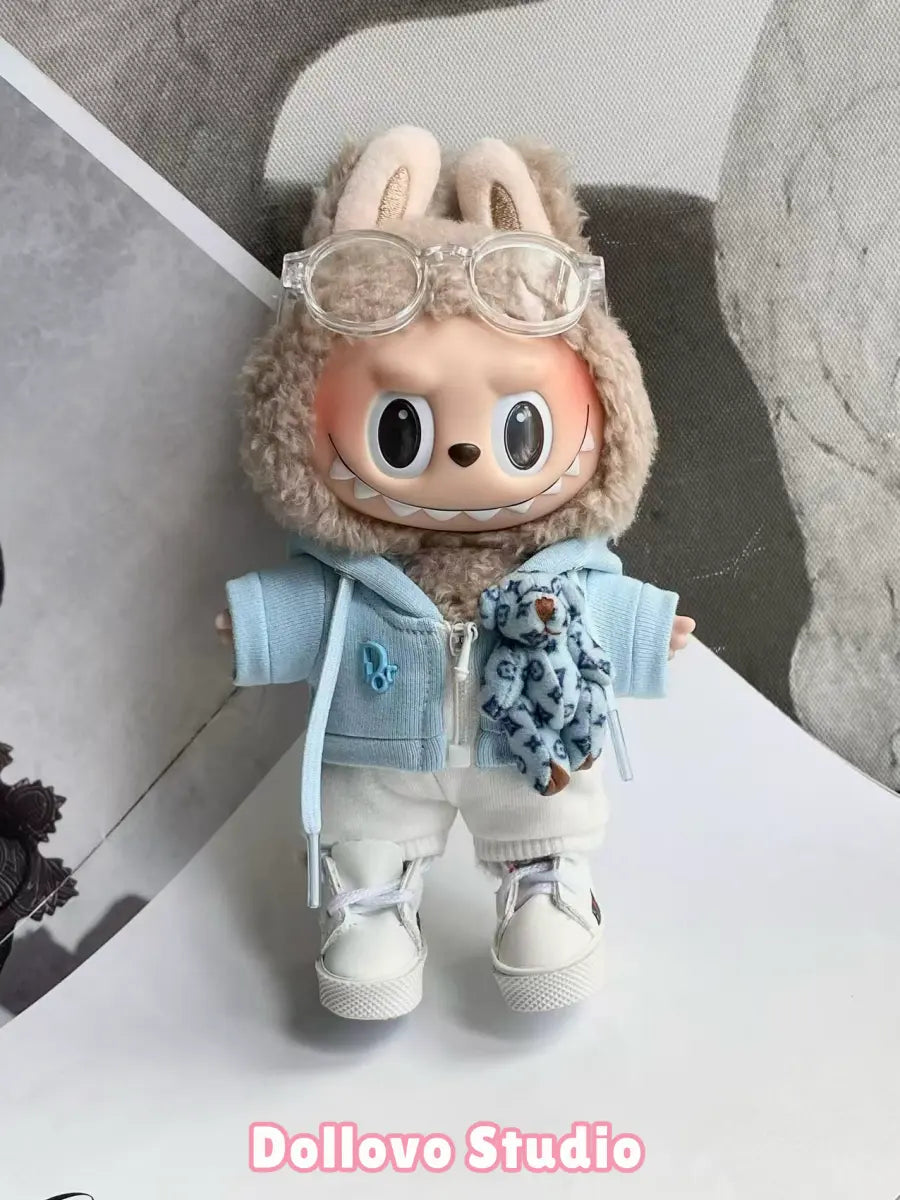 Dior Teddy Bear Hoodie & Pants Outfit