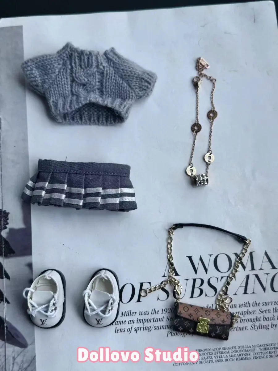 LV Winter School Girl Outfit