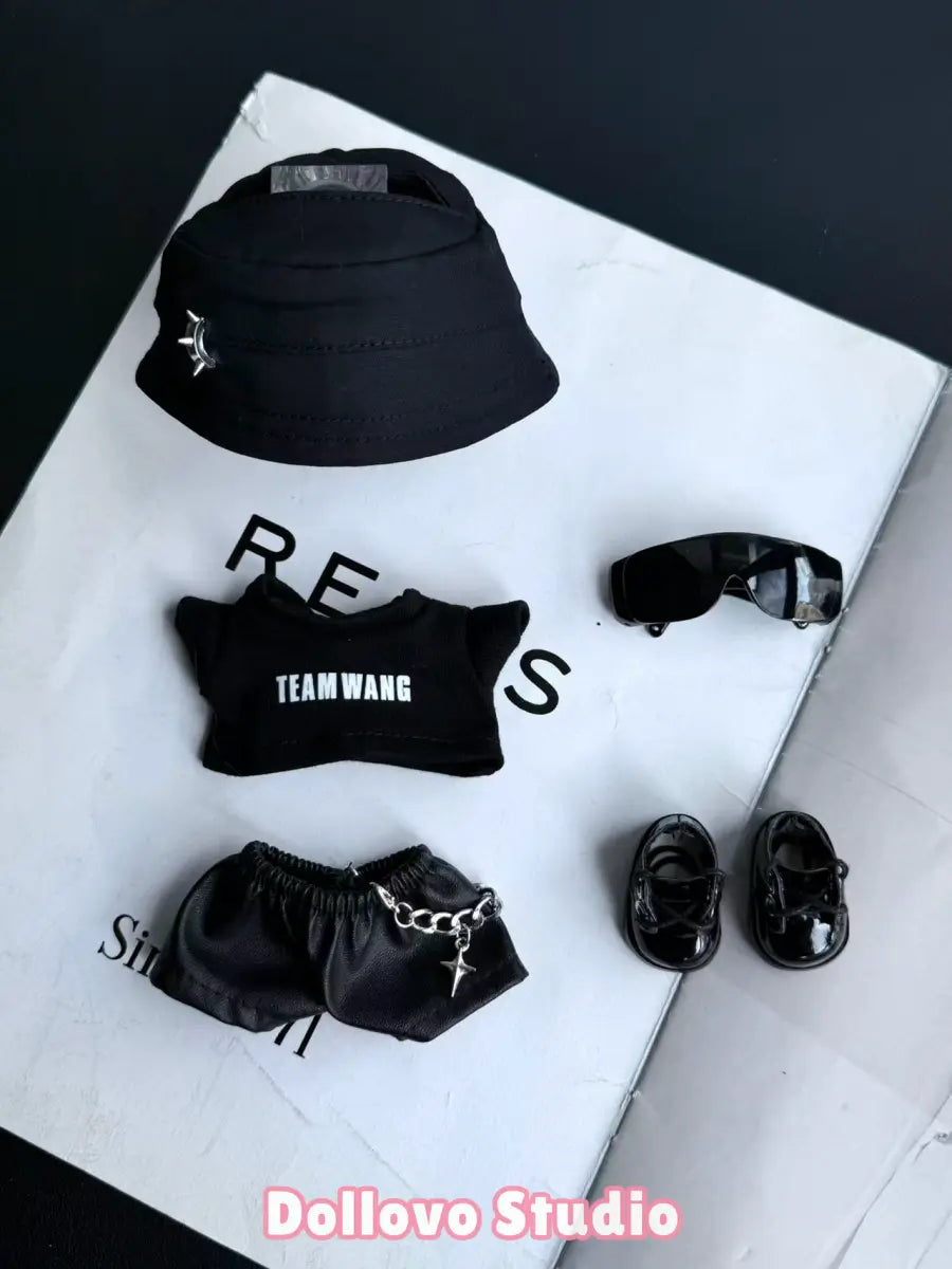 Team Wang All-Black City Walk Outfit