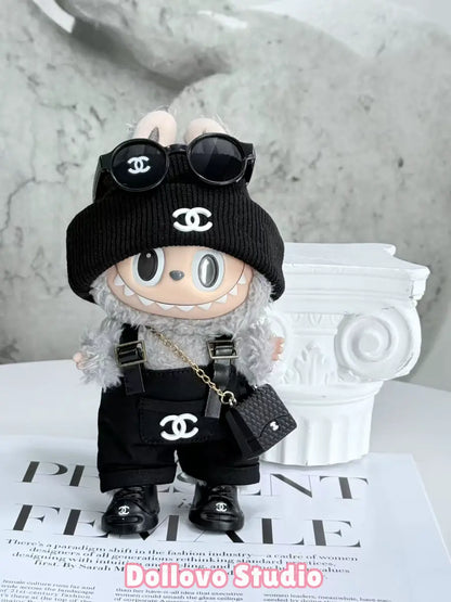 Chanel All-Black City Overall Outfits