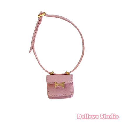 Handmade Micro H Flap Crossbody for Doll