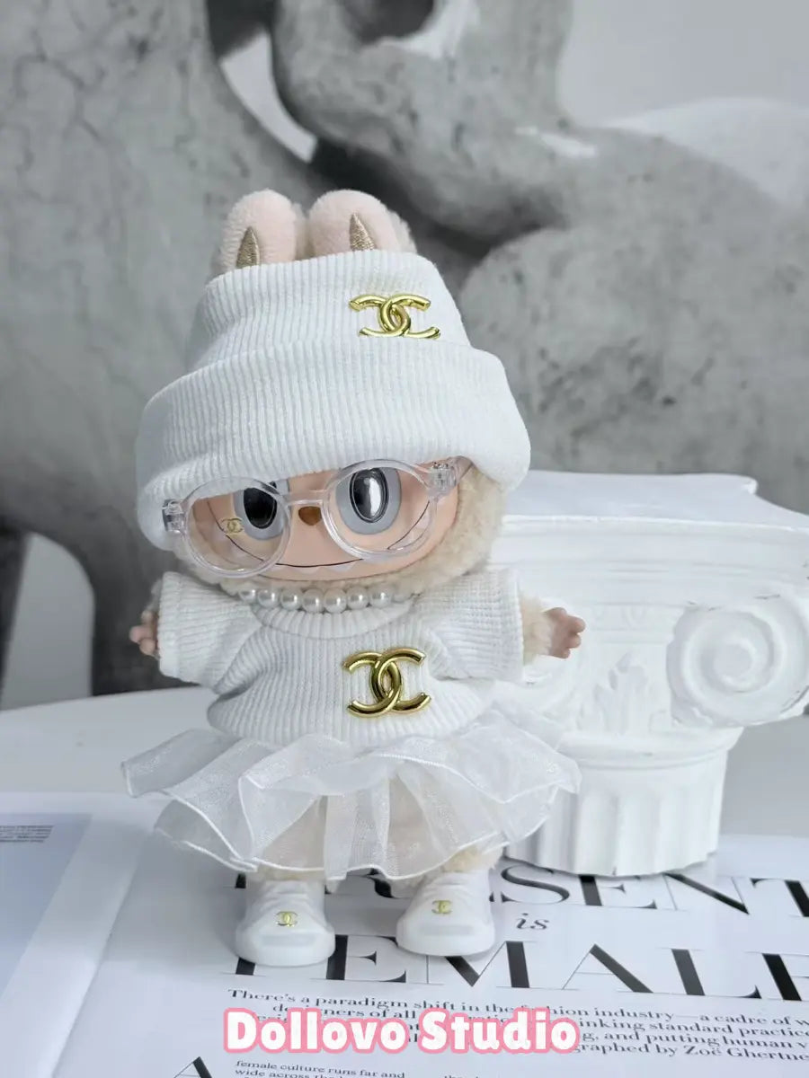 Chanel Winter White Aesthetic Outfit