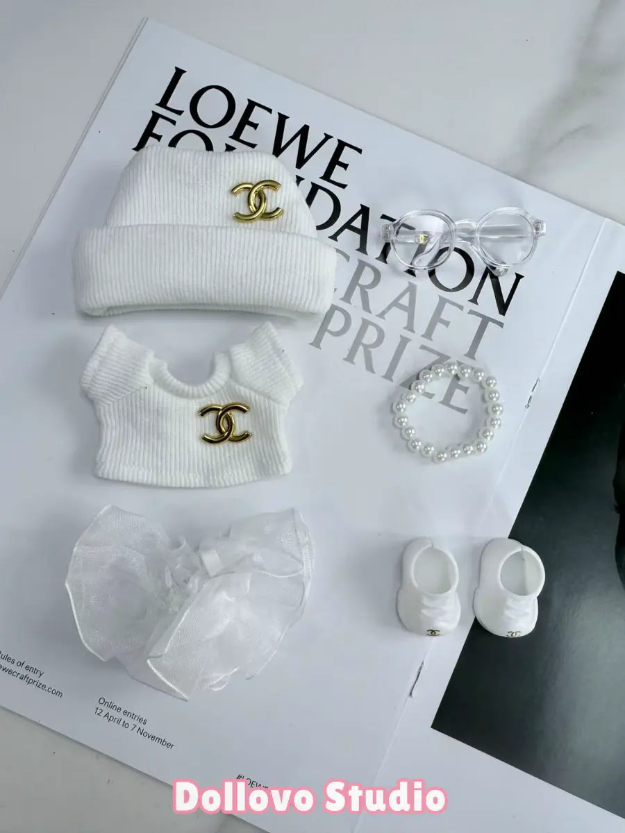 Chanel Winter White Aesthetic Outfit