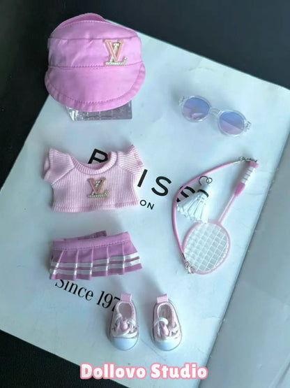 LV Badminton Sport Girl Outfit
