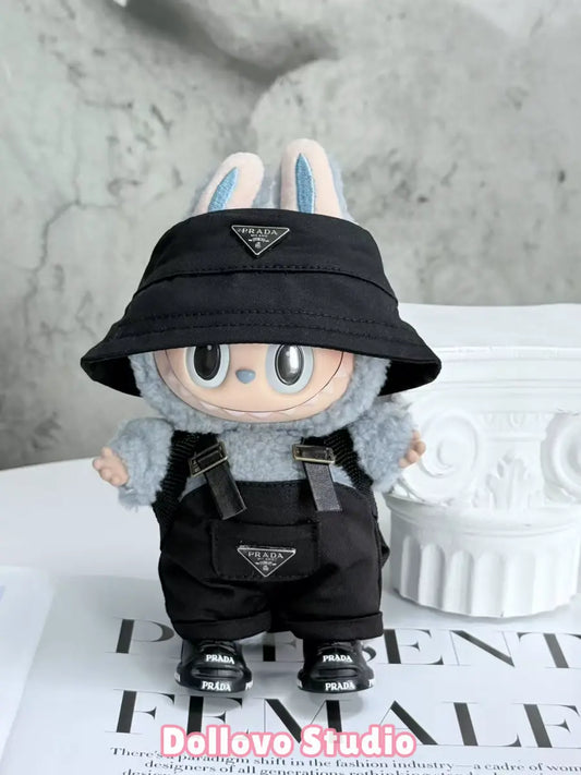 Prada All-Black City Overall Outfit