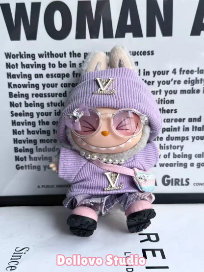 LV Winter Street Girl Outfit