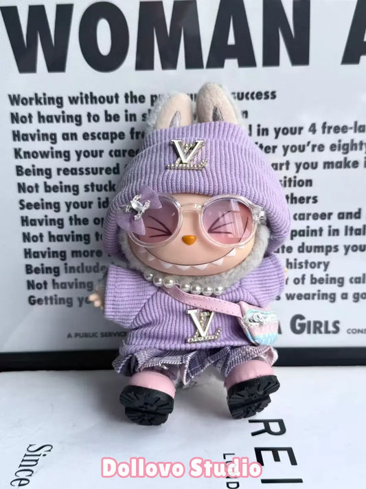 LV Winter Street Girl Outfit