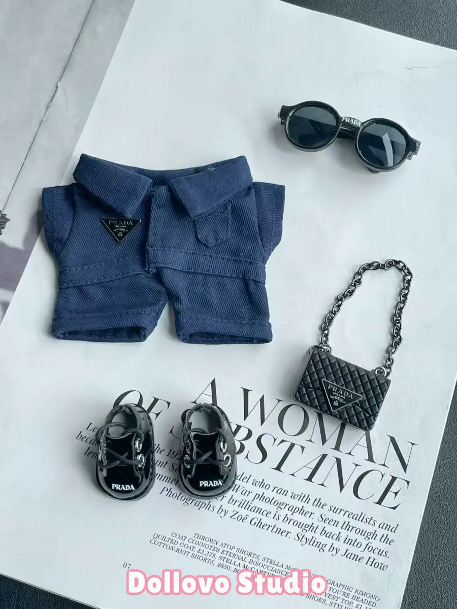 Prada Casual Duo Denim Outfit