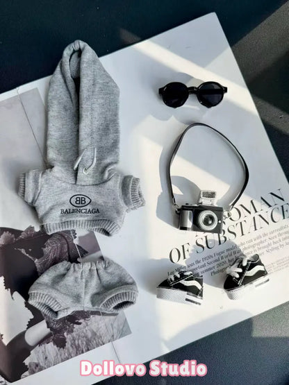 Balenciaga Grey Hoodie Outfit