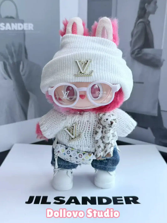 LV Teddy Bear Winter Outfit