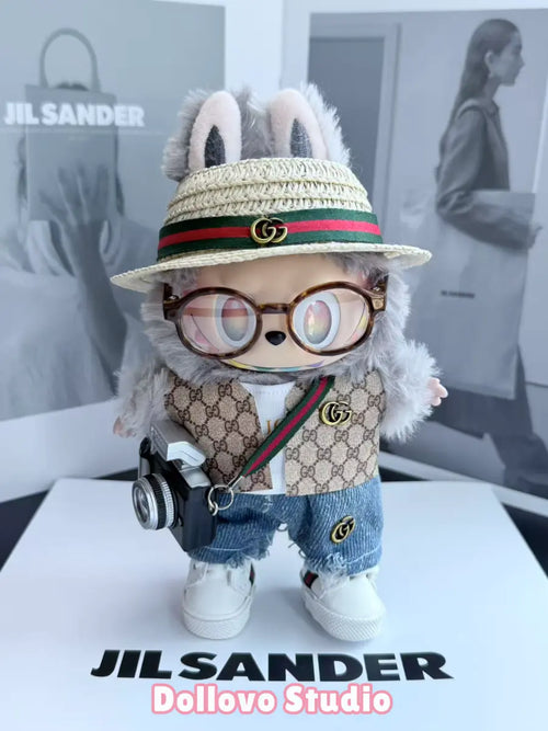 Gucci Vintage Vlogger Outfit with Camera