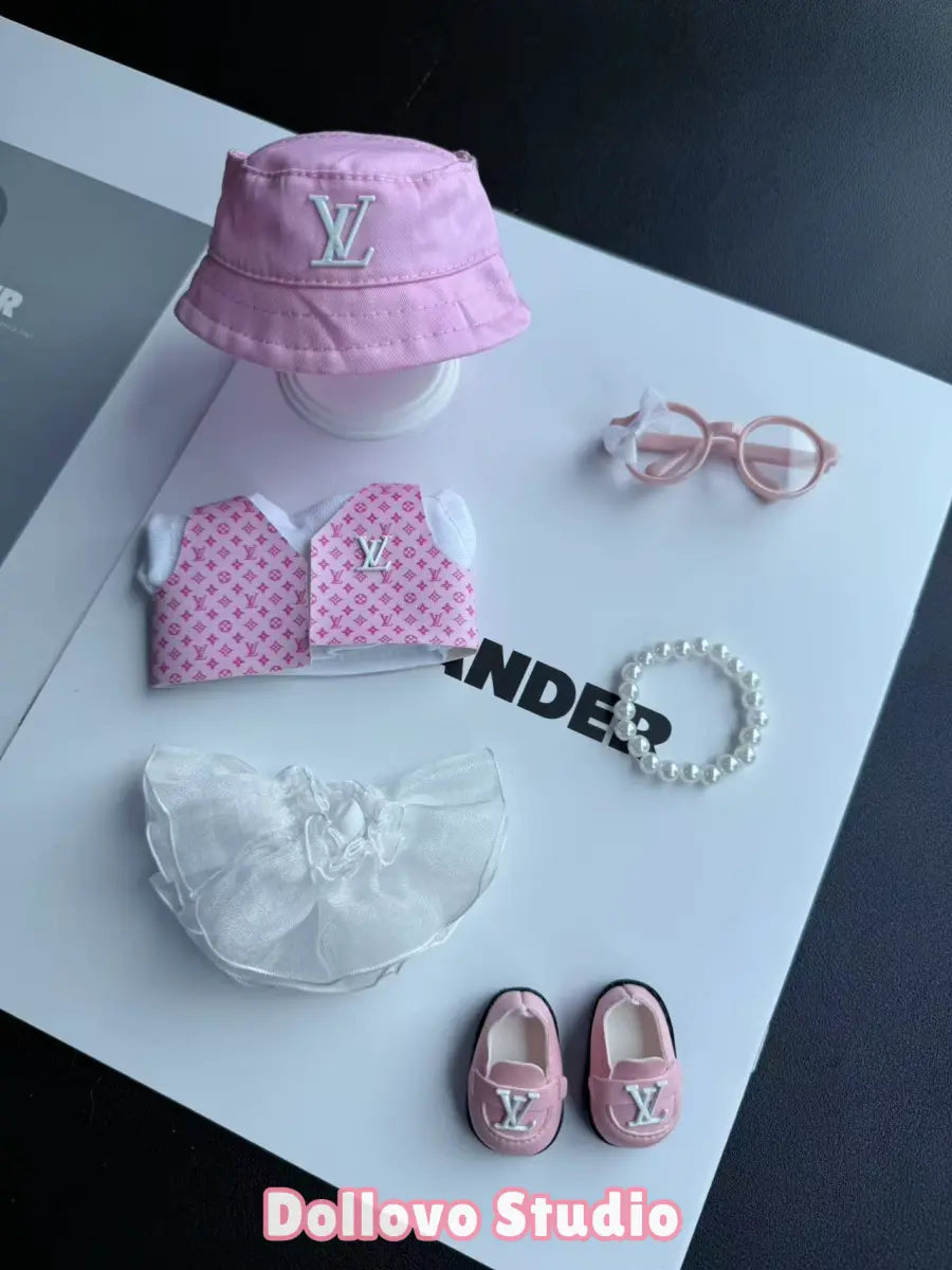 LV Pink Urban City Girl Outfit