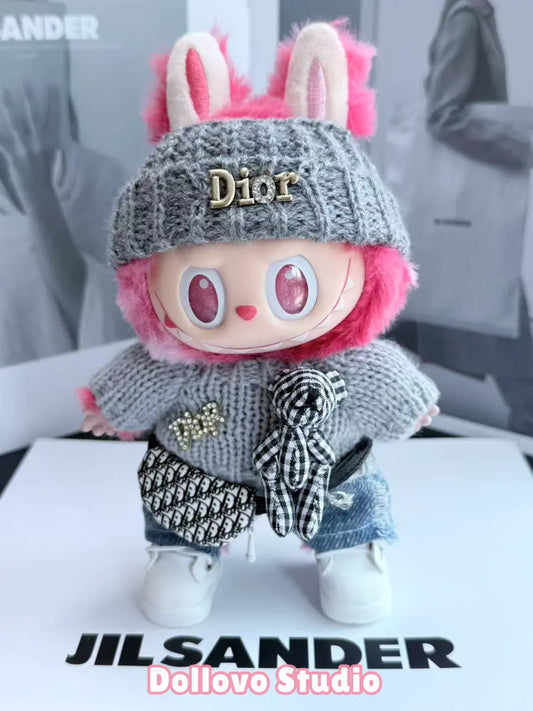 Dior Teddy Bear Casual Winter Outfit
