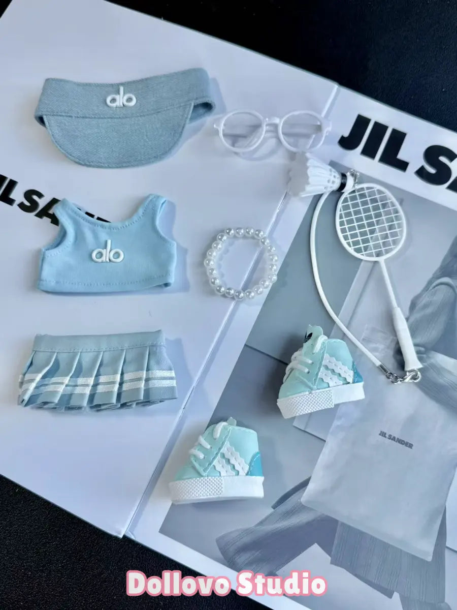 Alo Two-Tone Badminton Sports Girl Outfit