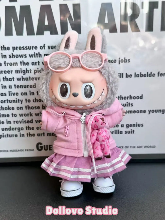 YSL Pink Bear School Girl Outfit