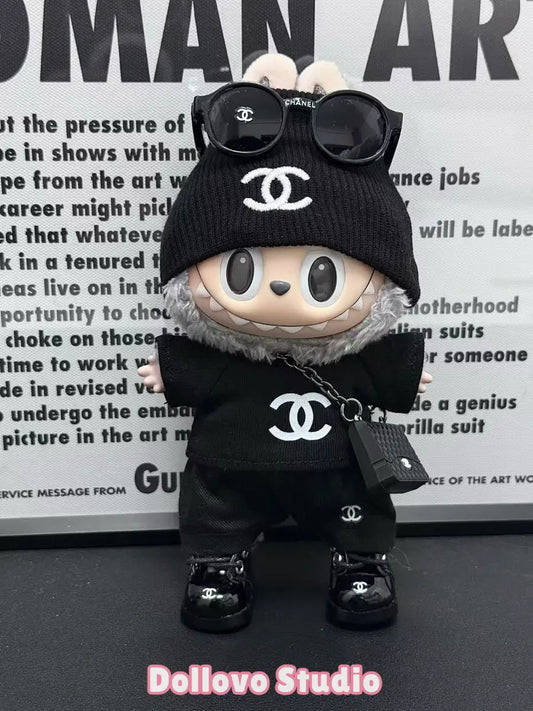 Chanel Black Cozy Street Outfit