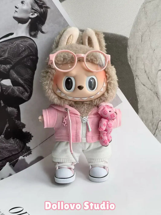 YSL Teddy Bear Hoodie & Pants Outfit