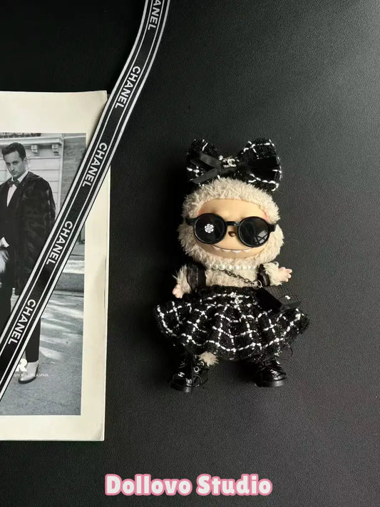 Chanel Vintage Chic Plaid Skirt Outfit