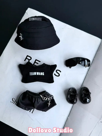 Team Wang All-Black City Walk Outfit